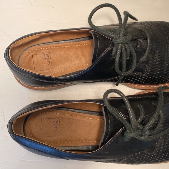 Black Lace Up Loafer - Picture 6 of 7